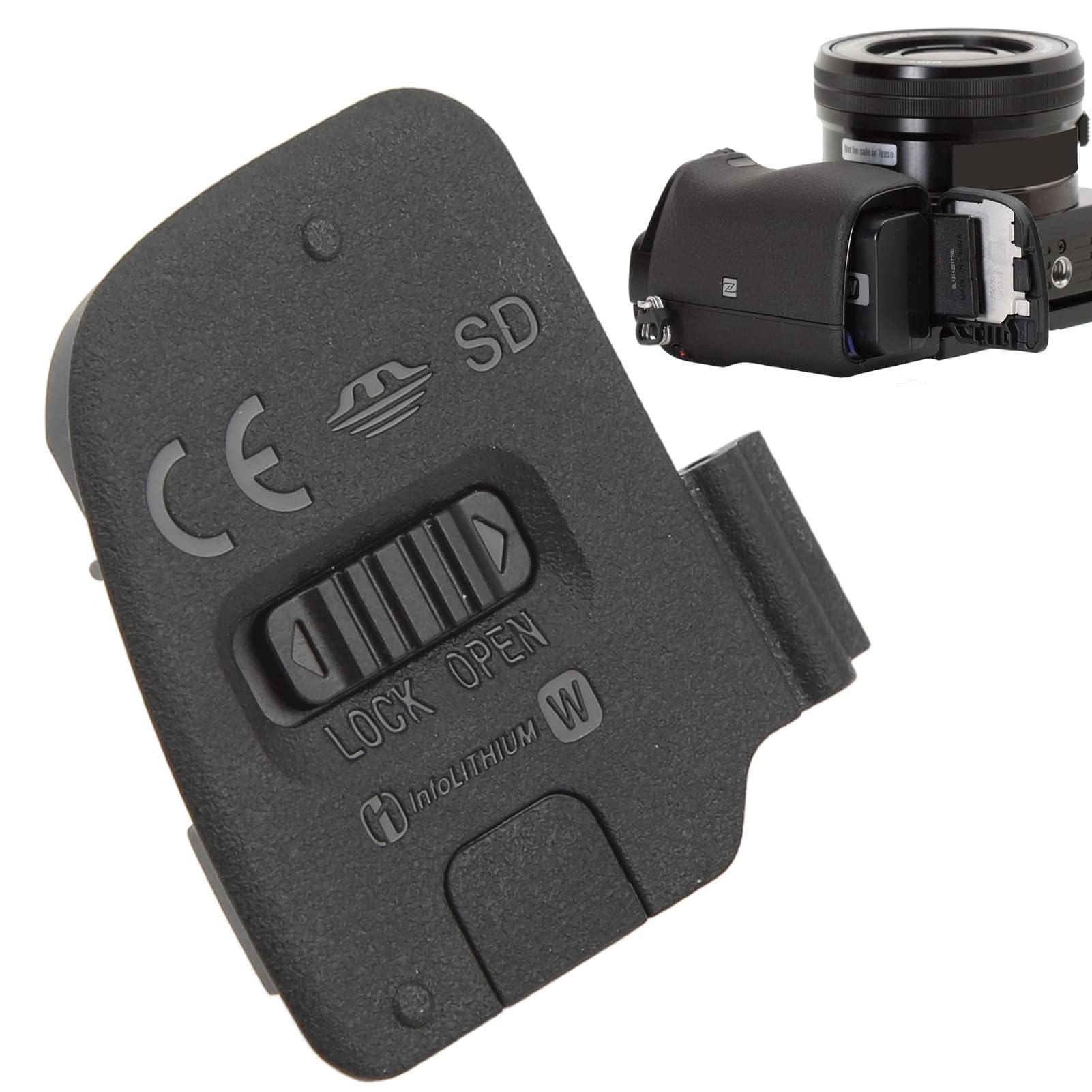 Amazon | Sony A6000 ILCE 6000カメラ用バッテリーカバードア 交換用